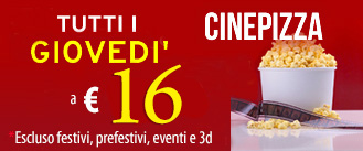 Promozione cinema pizza Multisala Comacchio